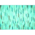 thumbnail image 1 of Ahgly Company Indoor Rectangle Solid Turquoise Blue Modern Area Rugs, 7' x 10', 1 of 4