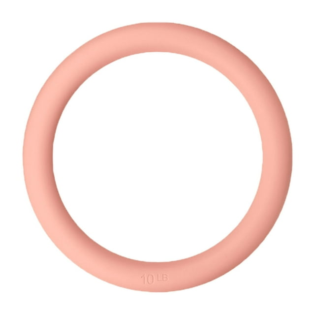 S SERENABLE Power Ring 10lbs Home Gym Workout for Pilates Home Fitness Strength Training light pink