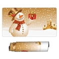 thumbnail image 2 of Kdxio Christmas Snowman Gift Print Large Gaming Mouse Pad,Non-Slip Base,Water Resist Keyboard Pad for Gamer,Office & Home,29.5 x 15.8 in, 2 of 9