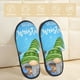 thumbnail image 2 of Fotbe Merry Christmas Gnome Pantuflas Peludas para Mujer con Estampado, Zapatillas de Peluche, Zapatos de Invierno para Casa, Uso Interior y Exterior-Medium, 2 of 8