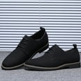 thumbnail image 4 of YLSDY Men's Derby Shoes Cap Toe Oxford Shoes Lace-Up Oxfords Suede Formal Shoes Business Party Shoes Black 9.5, 4 of 7
