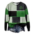 thumbnail image 2 of Sudadera LVOFTJU Día de San Patricio 2025 Verde para Mujer, 2 of 5