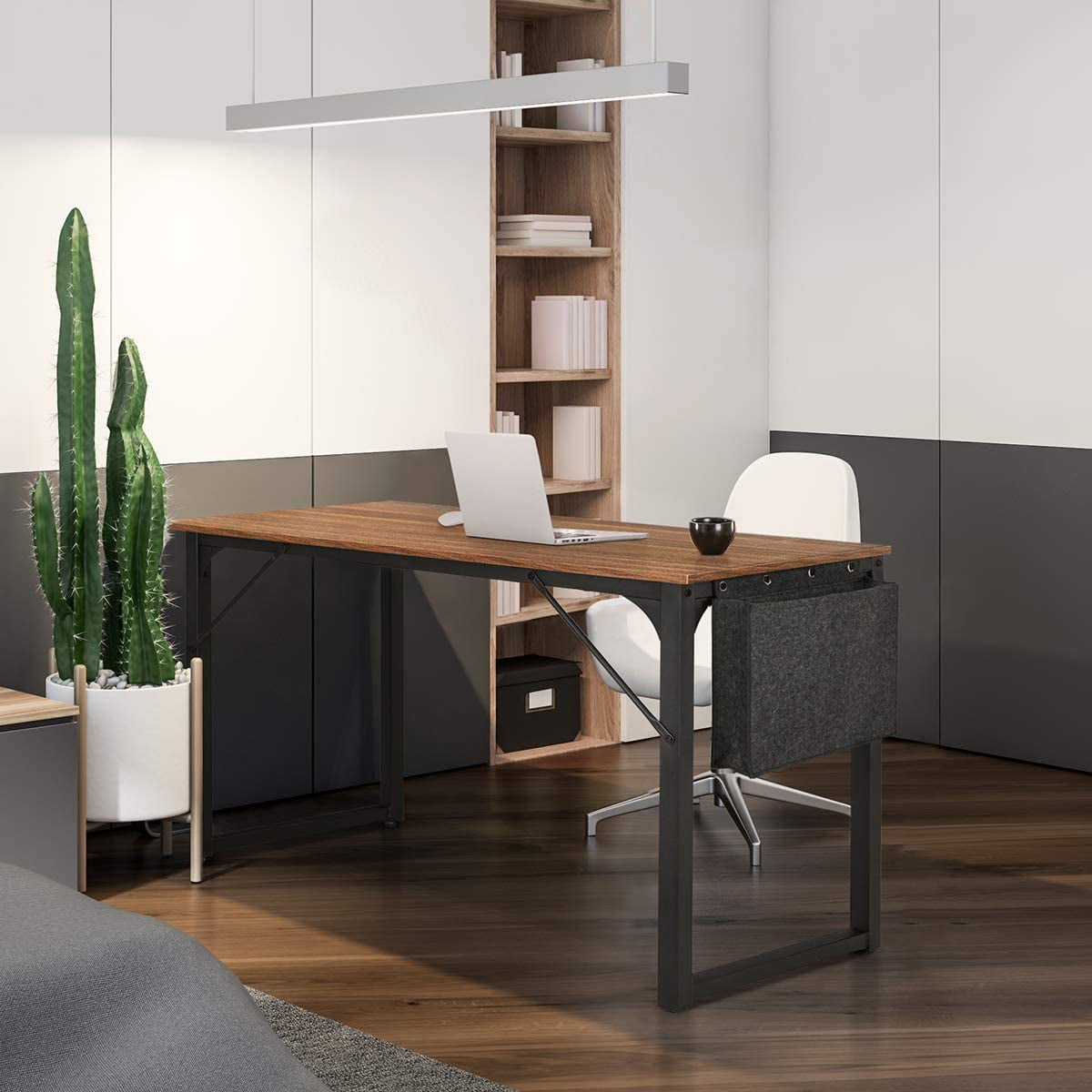 Details about   Modern Simple Design Home Office Desk 47" L Computer Table Desktop Study Writing 