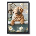 thumbnail image 2 of Hudo Funny Chinese Dog Bathroom Canvas - Funny Bathroom Decor Wall Art, Dog Bathroom Wall Art and Animal Poster, Dog Bathroom Signs and Funny Bathroom Art, 2 of 5