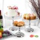 thumbnail image 2 of Juego de 12 piezas de soporte para tartas plateado, soporte para tartas vintage con borde de cristal y bandeja para exhibir cupcakes, juego de exhibición para postres de mesa para boda, 2 of 4