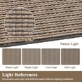 thumbnail image 6 of MeyJey Indoor Doormat 20"x32", Nonslip Entrance Door Mats, Dirt Trapper Washable Welcome Mat for Front Back Door and Entryway, Brown, 6 of 10