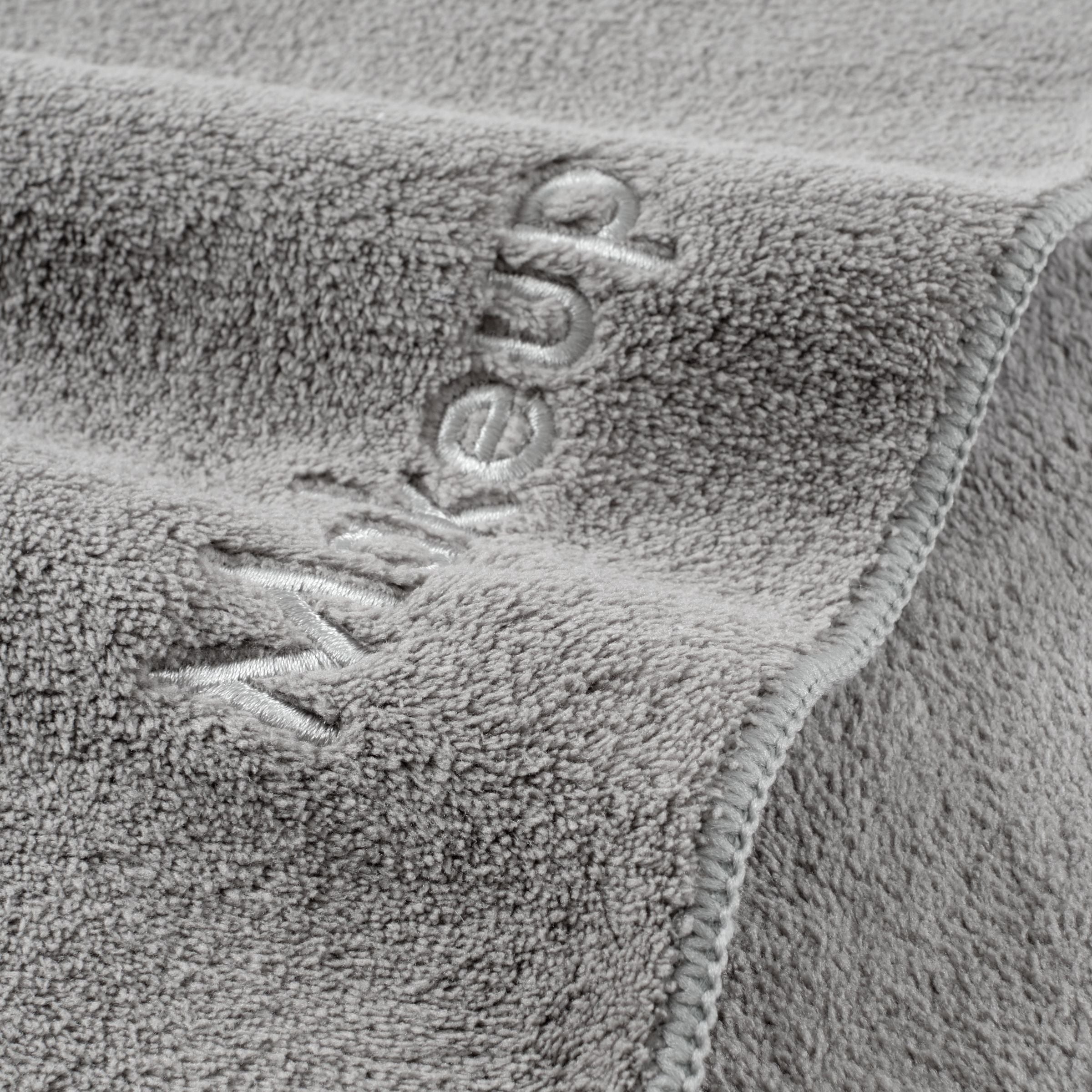 Arkwright Makeup Remover Wash Cloth - Coral Fleece Microfiber Face Towels - 13 x 13 in. - (Bulk Case of 108) Grey
