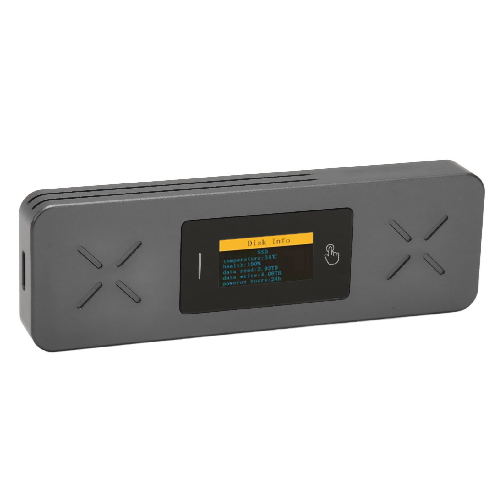 M.2 NVMe SSD Enclosure, External Hard Disk Drive Case USB3.2 Dual Protocol 10Gbps GEN2 Nvme 2280  for Hard Disk