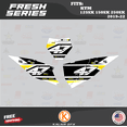 thumbnail image 2 of Kalair GFX Graphics Kit for KTM Motocross 2-Stroke 125SX,150SX and 250SX (2019-2022) Fresh Series, 2 of 5