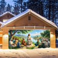 thumbnail image 5 of Dsscvnef Holiday Cheer Garage Festive Christmas Banner With Bright Colors Festive Design Perfect for Auto Enthusiasts Home Garages Easy Hanging Durable Material, 5 of 5