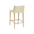 thumbnail image 3 of Sunpan Lawrence 25.5" Modern Faux Leather Counter Stool in Cream, 3 of 3