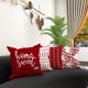 thumbnail image 5 of Juego de 4 fundas de almohada de lino para jardín, sofá, cama, sofá, almohada, 50 x 50 cm TUNC Sencillez, 5 of 5