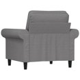 thumbnail image 3 of vidaXL Sofa Chair Light Grey 60 cm Fabric, 3 of 5
