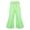 Fluorescent Green, variant on inhzoy Little Big Kids Shiny Metallic Elastic Bell Bottoms