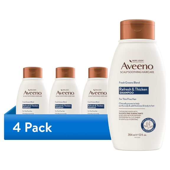 Aveeno Scalp Soothing Fresh Greens Blend Shampoo, 12 fl. oz