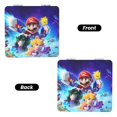 thumbnail image 2 of Pofeuu Mario for Portable Pocket Makeup Mirror PU Cover Compact Travel Mirror with Normal and Magnifying Double Sided Glass-Square, 2 of 9