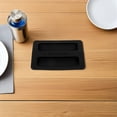 thumbnail image 4 of Raindrops 2Pcs Silicone Toaster Dust Covers Black Heat Resistant Bread Machine Lid Protectors, 4 of 8