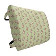 thumbnail image 1 of Fruits Lumbar Pillow, Vintage Stalks with Leaves on Fruit with Retro Effect Healthy Choices Abstract, Soft Back Cushion Office Chairs with Adjustable Straps, 14" x 13", Brown Pale Green, by Ambesonne, 1 of 7