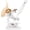 White, variant on Rechargeable Milk Frother Handheld,3 Speed Adjustable Electric Whisk Maker, Handheld Drink Mixer, Frother Wand,Milk Foamer for Protein , Drinks (Black)