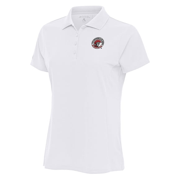 Women's Antigua White Tampa Spartans Legacy Pique Polo