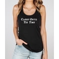 thumbnail image 3 of Classy Until Tee Time Tank Top for Women Funny Summer Golf Shirt for Adults Black Tank Top Large, 3 of 4