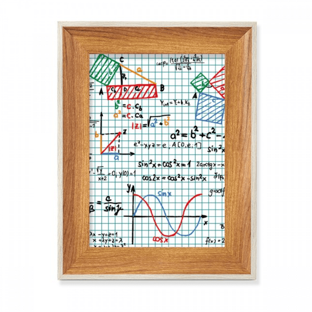 Fonction Trigonométrique Formules Mathématiques Bureau Cadre Photo Affichage Image Art Peinture Multiples Ensembles
