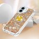 thumbnail image 5 of Funda para iPhone 16 Plus con Brillo Líquido Flotante, Purpurina, Parachoques y Anillo Giratorio Soporte, 5 of 5