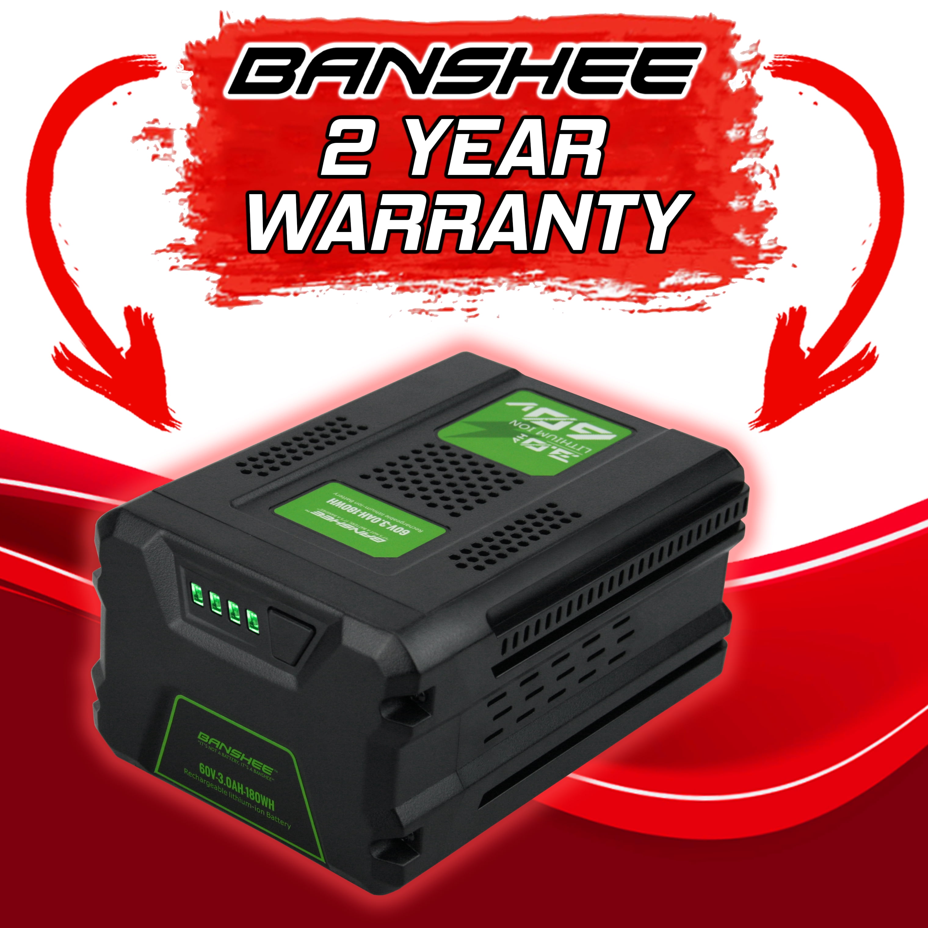 Lithium Replacement Battery Compatible With All Greenworks 60V OEM Tools & Chargers