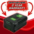 thumbnail image 2 of Banshee GRE-60V-3.0AH 60V 3.0Ah for Greenworks Pro 60V Max Lithium Ion Battery LB60A00 LB60A02 LB60A03, 2 of 5