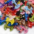 thumbnail image 4 of 50PCS Cute Puppy Dog Small Bowknot Hair Bows with Rubber Bands Handmade Hair Accessories Bow Pet Grooming Products, 4 of 4