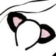 thumbnail image 3 of Juego de orejas y Cola de tocado de gato Colco Disfraz para Adultos Carnaval Negro Rosa, 3 of 7