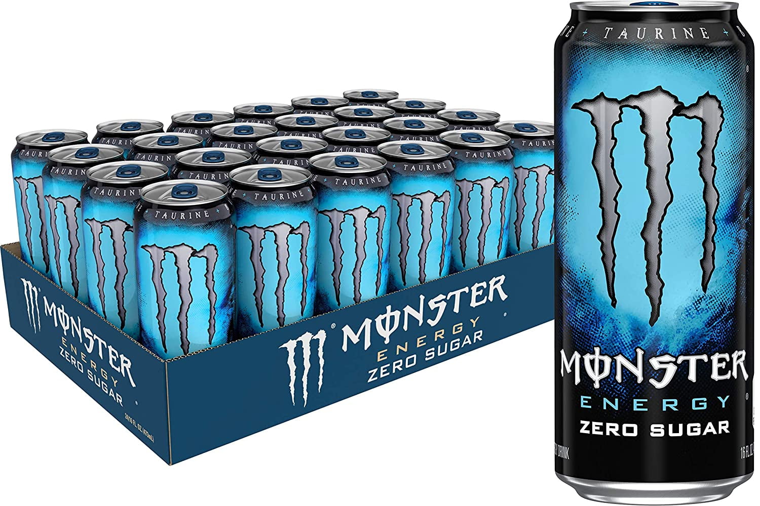 Monster Energy Zero Sugar Low Calorie Energy Drink 16 Ounce Pack Of 