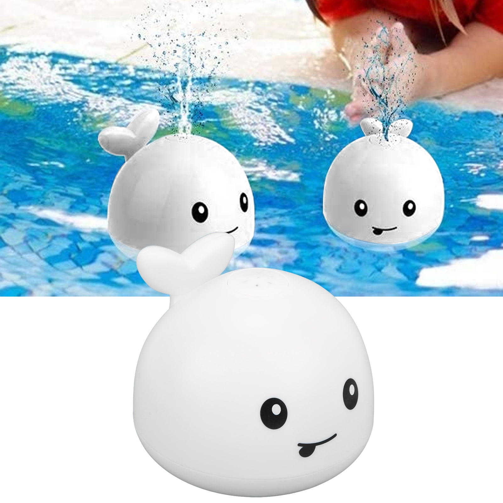 Water Spray Toy, Light Up Bath Toys Battery Powered For Showers