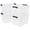 50 quart, variant on 4-Pack 24 Quart Storage Box, Clear Plastic Storage Bin with Wheels | Secure Black Side Latches, Built-In Rolling Wheels, Space-Saving Stackable Home Organizer