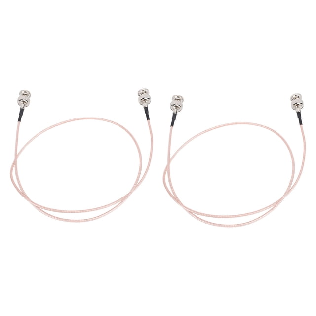 SDI Cable, BNC Male SDI Cable RG179 75ohm Brass PTFE 2PCS 80cm for Cameras