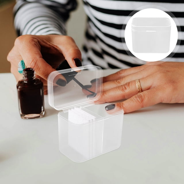 unbranded Cotton Pad Storage Container Con Para Guardar Y Mantener Orden En