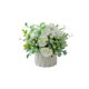 thumbnail image 1 of Jarrones para Flores Flores Artificiales Emparejadas con Pequeños Jarrones de Cerámica, Variedades de Seda Falsas, Bolas de Flores, Flores Frescas, Mesas Decorativas Adecuadas para Reuniones Familiare, 1 of 6
