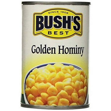 Bush's Best Golden Hominy, 15.5 OZ (Pack of 12)