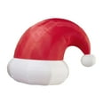 thumbnail image 4 of Gorro de Papá inflable navideño para exteriores, decoración grande con cuerdas resistentes al viento, decoración navideña para césped, patio,, 4 of 8