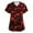 Wine #020, variant on Valentine Day Nursing Scrubs Womens Love Heart Print Plus Size V Neck Scrubs Short Sleeve Cute Medical Uniforms with Pockets Beige 4XL