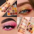 thumbnail image 2 of Paleta de sombra de ojos con lentejuelas brillantes de 16 colores, brillo de diamante, maquillaje artístico para el cuerpo y la cara, paleta de sombra de ojos brillante con lentejuelas para la piel re, 2 of 5