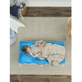 thumbnail image 4 of Regalo My Cot Portable Raccoon Toddler Bed with Blue Sheet Set, 4 of 7