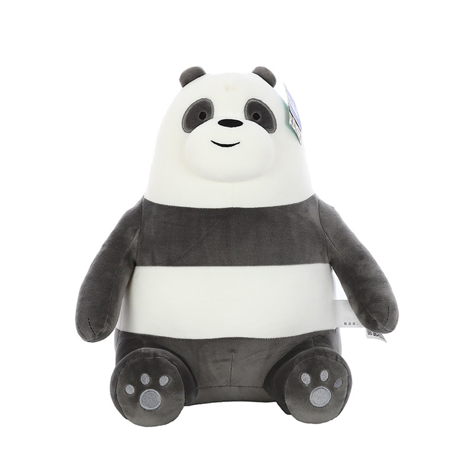 NEW TV Show We Bare Bears Grizzly Panda Ice bear plush toy doll 