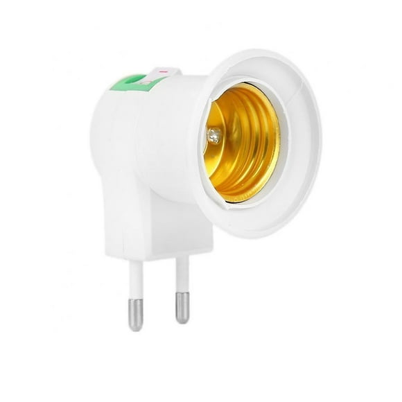 With switch lamp socket 27 screw socket lamp socket European standard 1pc,2024 Ping