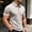 Beige, variant on Men Geometric Embossed Polo Shirt, Cooling Breathable Short Sleeve Lapel Collar 3 Button Business Casual Summer Top Size 3XL Navy