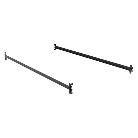 Steel Bed Side Rails with Hook-On Claws, 76" Long for Twin & Full Size Beds