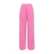 thumbnail image 3 of Pantalones palazzo de cintura alta y pierna ancha para mujer: plisados, fluidos, cintura elástica, poliéster, estilo informal de negocios, tallas S-XXL, 3 of 4