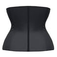 thumbnail image 3 of YIANNA Short Torso Waist trainer corset for Weight loss Sports Workout Hourglass Body Shaper Cincher Tummy Control Black-XL, 3 of 7