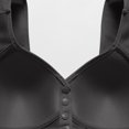 thumbnail image 3 of ATENAR Bras for Women,Push Up Bra,Womens Bras,Stretch Fabric,Breathable,Solid,Acrylic,Black,M, 3 of 8