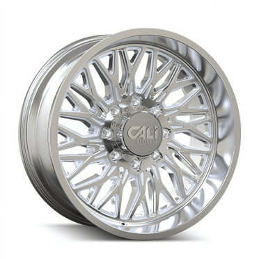 22x10 Cali Off-Road 9118 Crusher Polished Wheel 8x180 (-19mm)